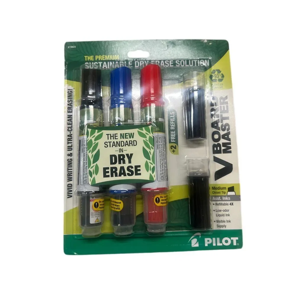 Pilot V Board Master Premium Dry Erase Markers Set‎ of 2 Black, Set of 2 Color - Picture 4 of 5